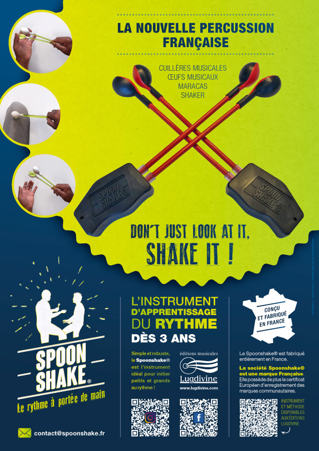 affiche pour instrument Spoonshake